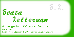 beata kellerman business card